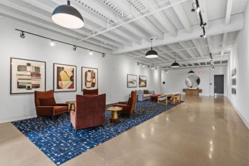 Several gathering spaces